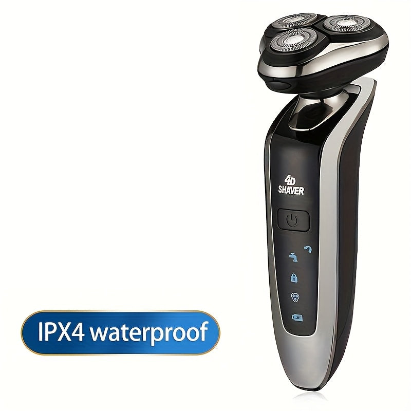 MIGUAN Electric Razor For Men, Dry & Wet 3D Men Electric Shaver Rechargeable Rotary Shaving Machines, Father's Day Gift For Father Dad Men Husband Boyfriend