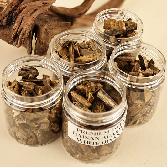 1 Bottle/Hainan White Agarwood 30g Natural High-Grade High- Collection-Grade Agarwood Incense Supplies and Sleep-Inducing, Sleep Aid, Spiritual Rituals, Premium Quality, Aromatic Wood, Highquality Wood, Natural Wood, Incense Sticks, Spiritual Seekers, We