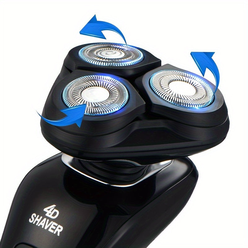 MIGUAN Electric Razor For Men, Dry & Wet 3D Men Electric Shaver Rechargeable Rotary Shaving Machines, Father's Day Gift For Father Dad Men Husband Boyfriend