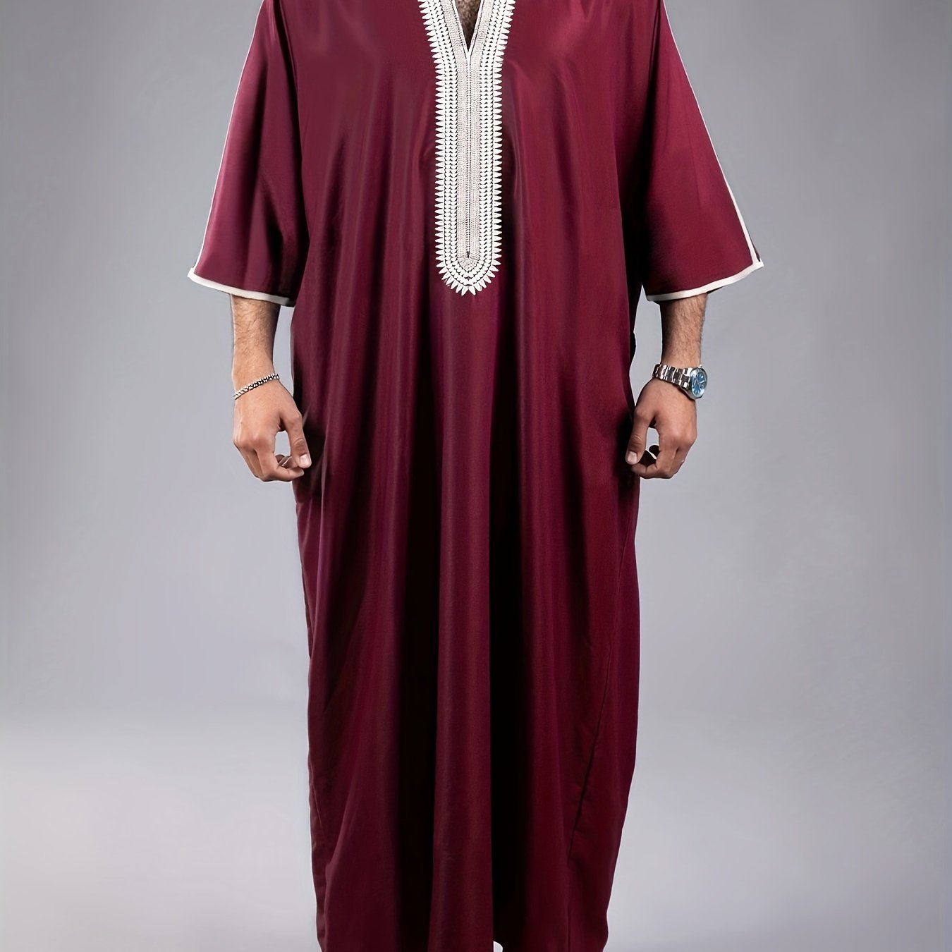 Eid Al-Adha Men's Thobe Kaftan Costume, Kandoura For Men, Moroccan Thobes, Kaftan Clothes, Eid Al-Adha