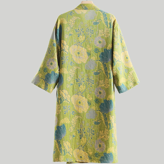 Lightweight Summer Women'S Cotton Floral Pattern Wearable Bath Towel, Double Layer Gauze Soft And Comfortable, Suitable for Home, Beach, And Travel, Versatile for All Seasons, Beachwear|Vintage Style| Texture, Wash Cloths