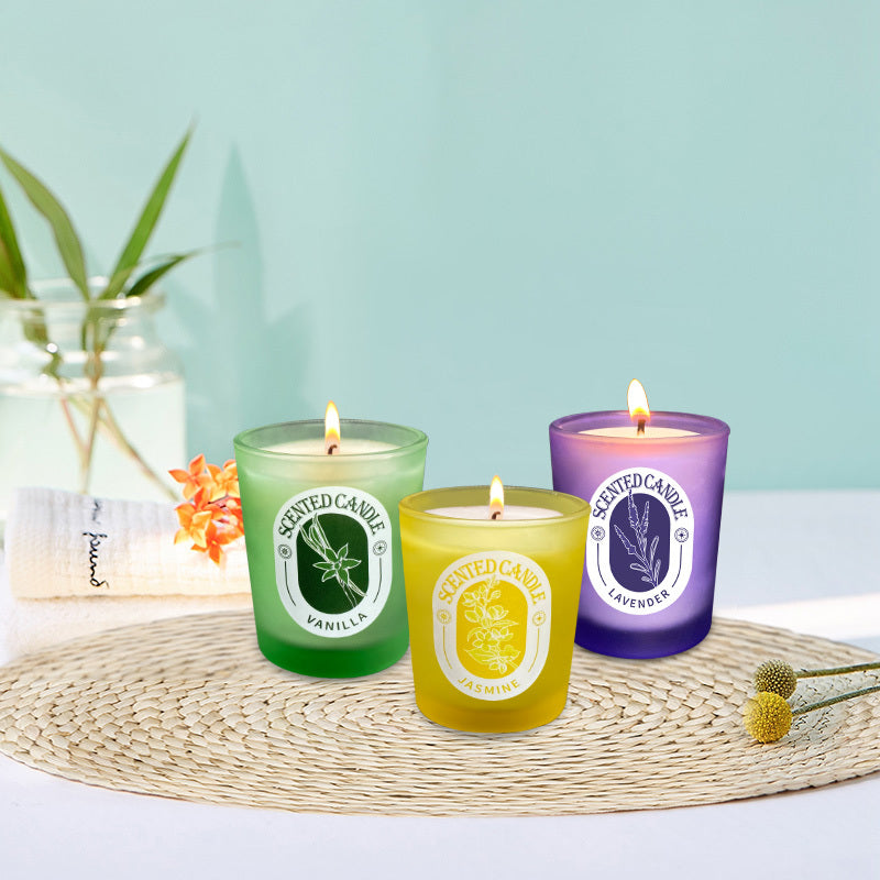 candle gift box 3pcs, scented candles in glass, long-lasting soy wax scented candle set, holiday gifts, parties, home decoration, Valentine's Day, Women's gifts, best gift box for everyone