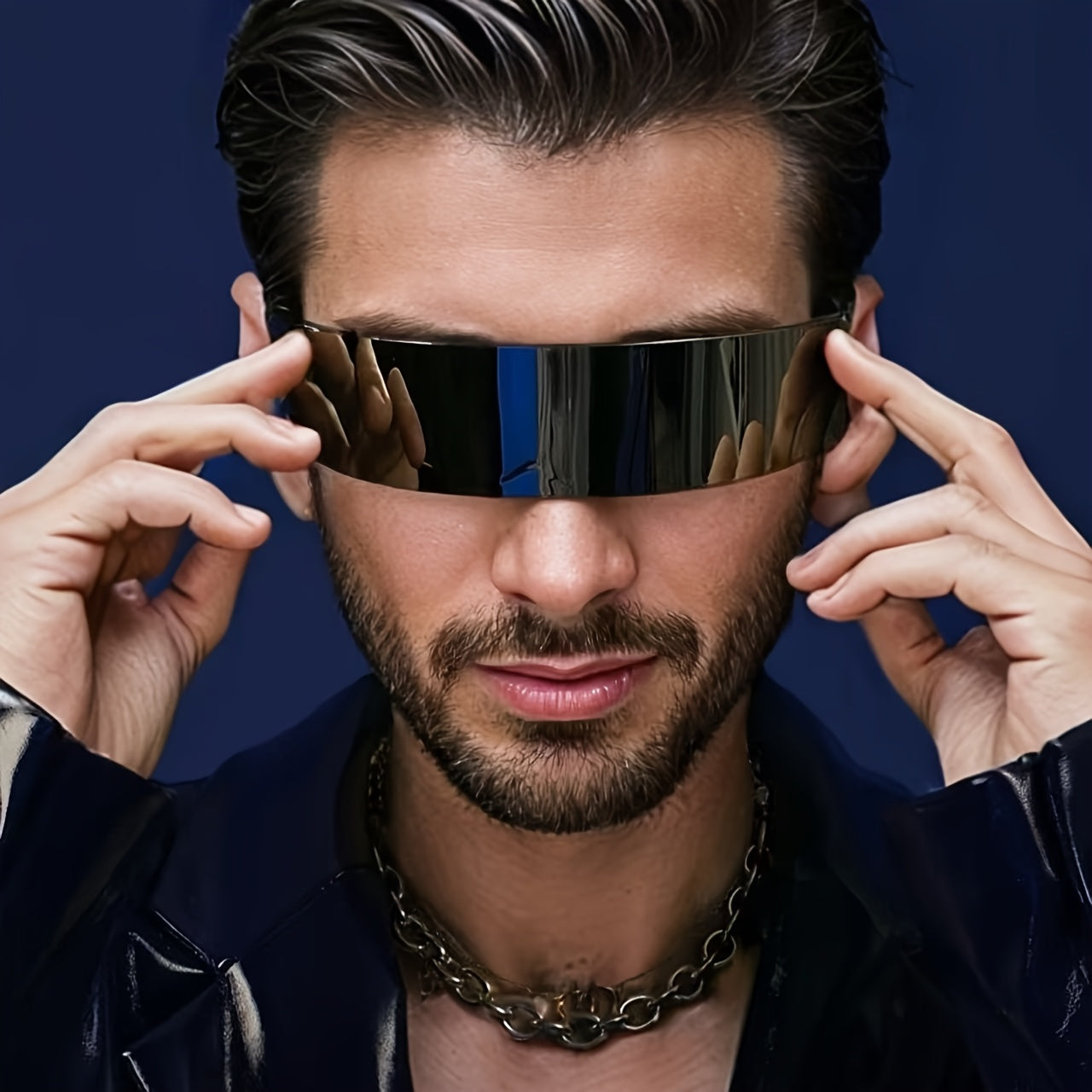 Futuristic Cyberpunk Style Glasses - High-Definition, Anti-Glare Lenses, Comfortable Fit for Men and Women, Ideal for Street Photography, Parties, and Festivals, Stylish Accessory|Futuristic Design|Durable Glasses