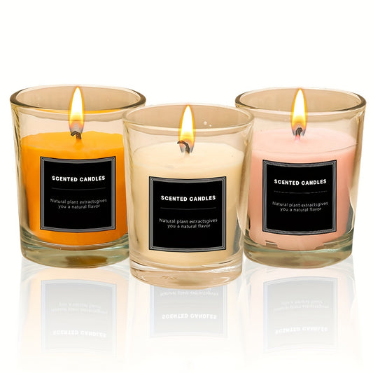 1Pc Luxury Scented Candle Gift Perfect for Birthdays, Weddings, Thanksgiving & Christmas Decor, Creating a Cozy Atmosphere, The Fragrance of Rose, Orange, Jasmine
