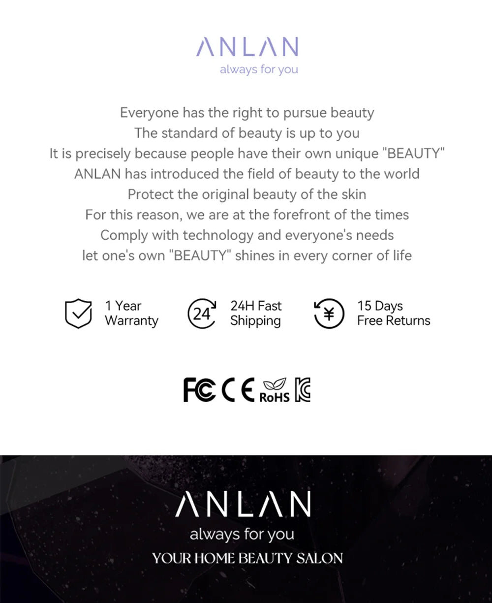 ANLAN Ultrasonic Skin Scrubber Ion Deep Face Cleaning 45℃ Heat EMS Facial Lifting Ultrasonic Cleaner Peeling Skin Care Device