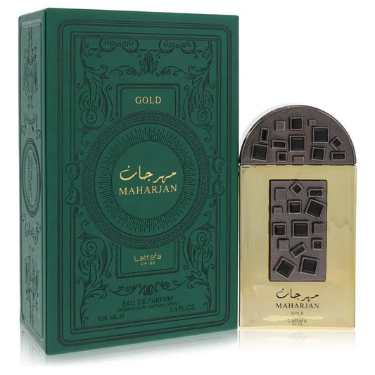 UD_Lattafa Pride Maharjan Gold by Lattafa Eau De Parfum Spray (Unisex) 3.4 oz for Men