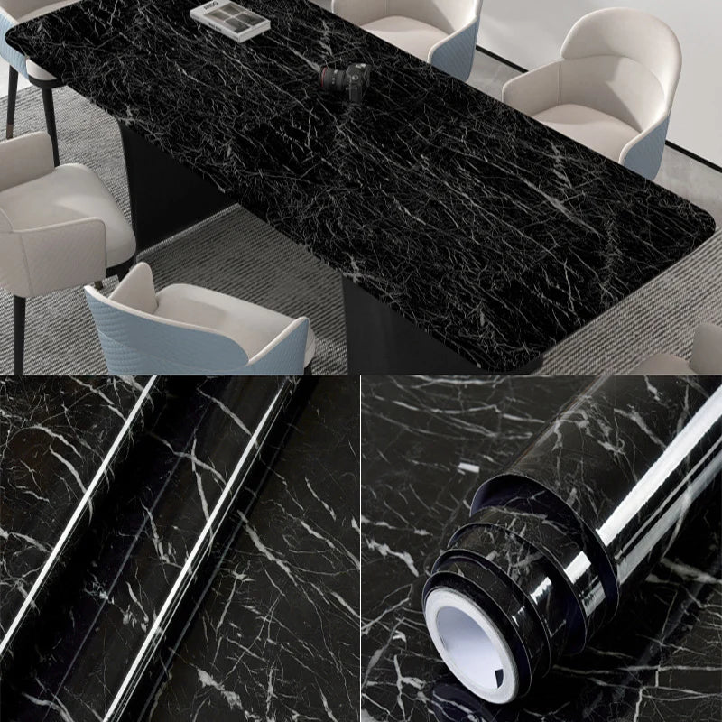 40cm marble self-adhesive wallpaper bathroom kitchen cabinet countertop contact paper PVC waterproof wall sticker