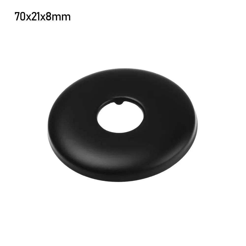 Black Stainless Steel Water Pipe Wall Covers Shower Chrome Finish Faucet Decorative Cover Kitchen Bathroom Accessories