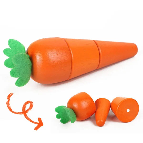 1PCS Wood Toy Magnetic Cutting Vegetables Cooking Food Pretend Play Simulation Kitchen Model Educational Toys For Children Kids