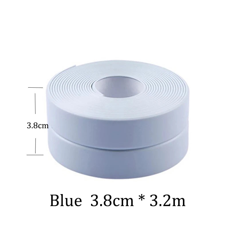 PVC material sink crack strip kitchen bathroom bathtub corner sealing tape waterproof and mildew proof adhesive sealing tape