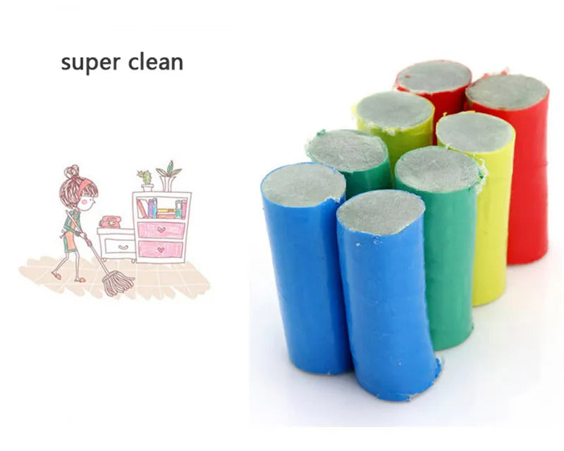 1Pcs Magic Stainless Steel Cleaning Brushes Rod Stick Metal Rust Remover Cleaning Stick Wash Brush Pot Useful Kitchen Clean Tool