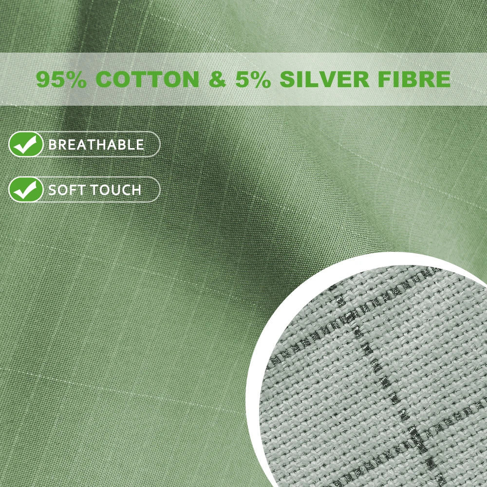 Grounding Fitted Sheet Queen Size Earth Grounding Sheets Conductive Grounded for Better Sleep