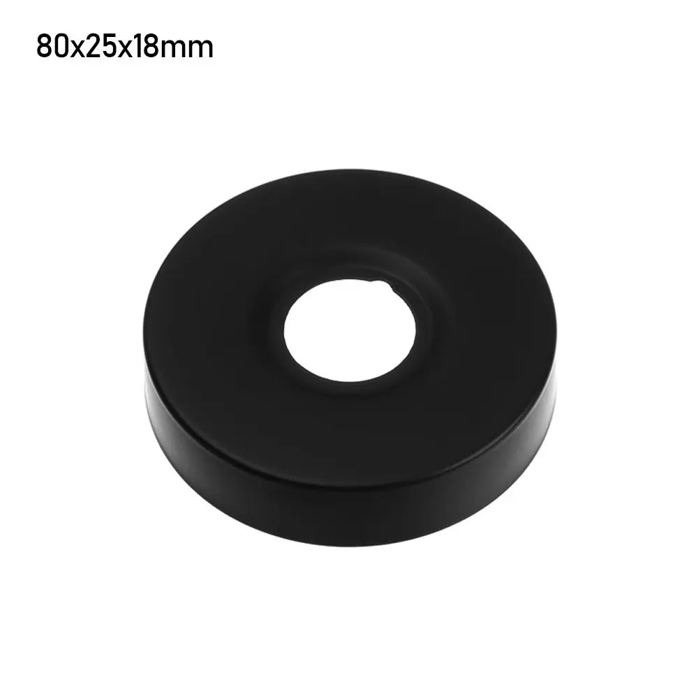 Black Stainless Steel Water Pipe Wall Covers Shower Chrome Finish Faucet Decorative Cover Kitchen Bathroom Accessories