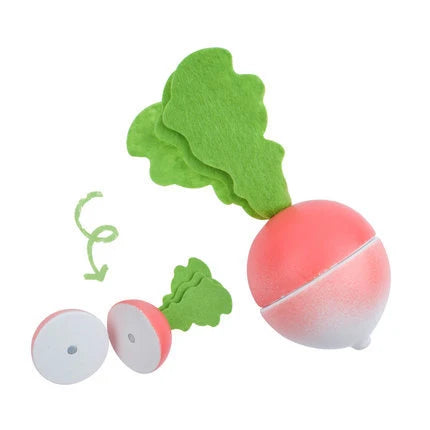 1PCS Wood Toy Magnetic Cutting Vegetables Cooking Food Pretend Play Simulation Kitchen Model Educational Toys For Children Kids