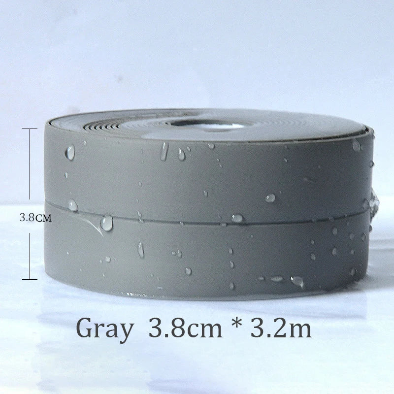PVC material sink crack strip kitchen bathroom bathtub corner sealing tape waterproof and mildew proof adhesive sealing tape