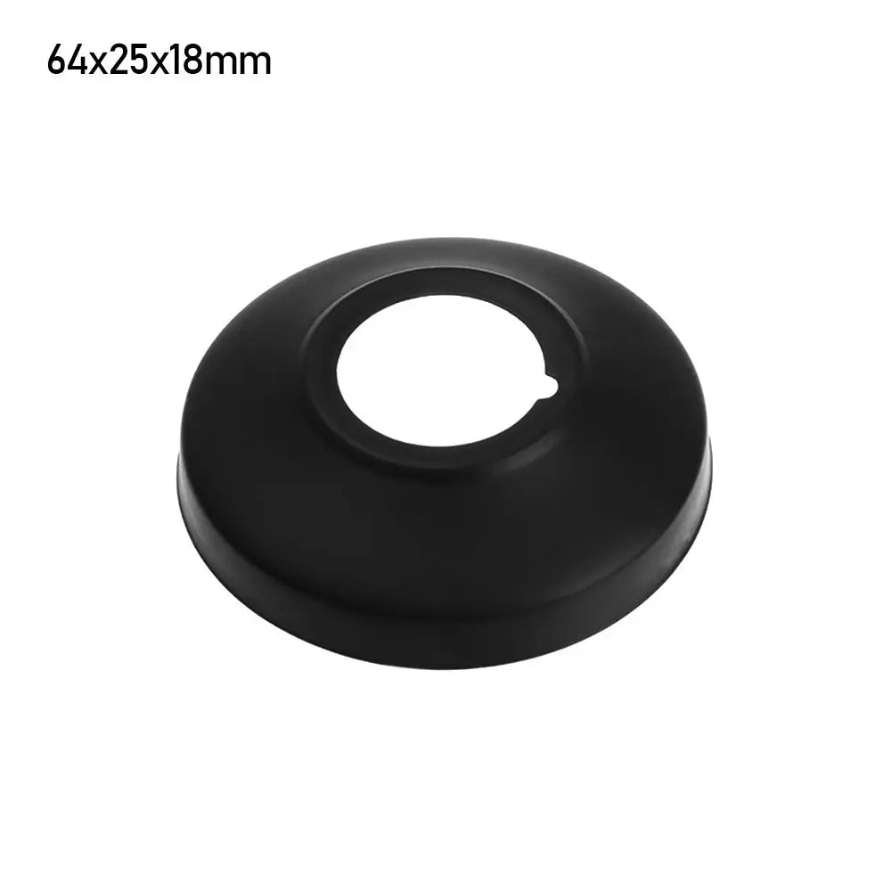 Black Stainless Steel Water Pipe Wall Covers Shower Chrome Finish Faucet Decorative Cover Kitchen Bathroom Accessories