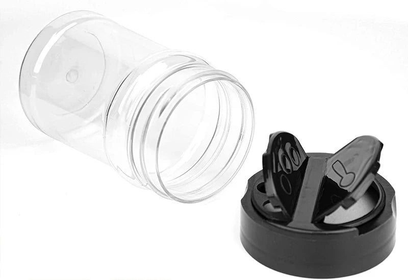 4/10/15/20pcs Spice Jars with Labels Plastic Transparent Spice Bottle Containers for Spice Pepper Salt Cocina Kitchen Spice Jar