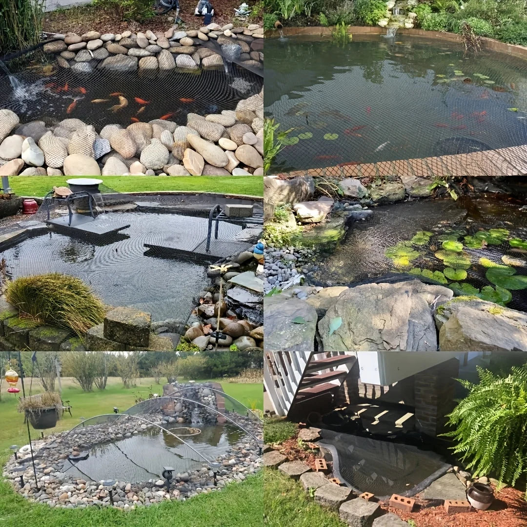 Pond Netting, Pool Net, Anti Bird Net, Garden Net, Mesh Net Cover for Leaves, Pool Leaf Cover Net, Pool Protective Cover Netting