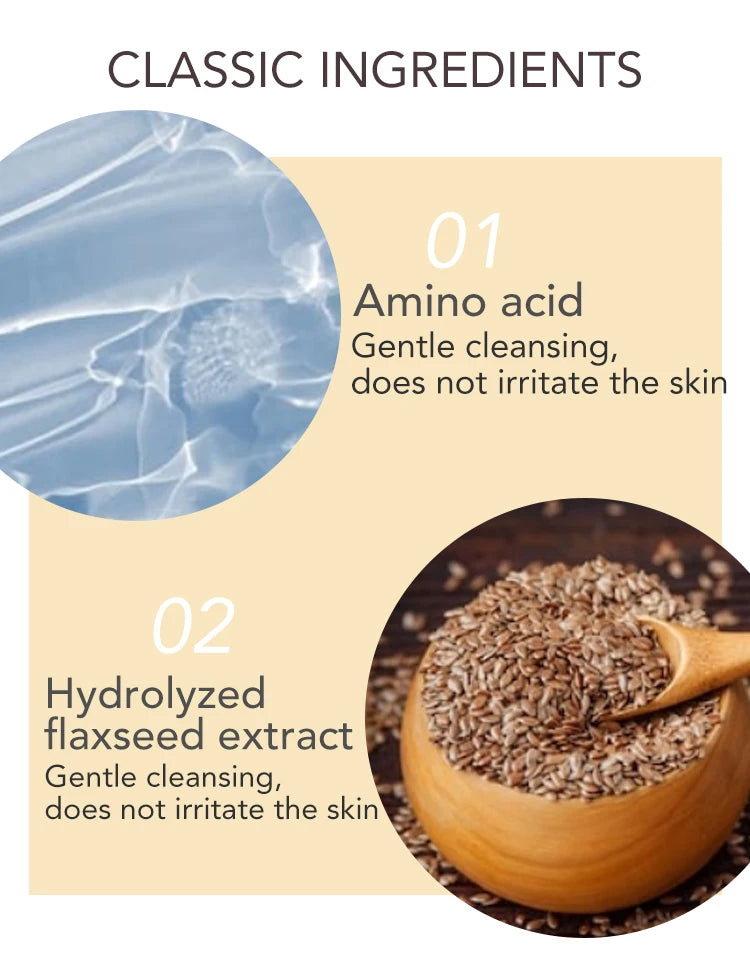 AILKE Whitening Remove Black Spots Facial Cleanser Refreshing Foaming Oil Control Non-irritating With Amino Acid Women Face Care