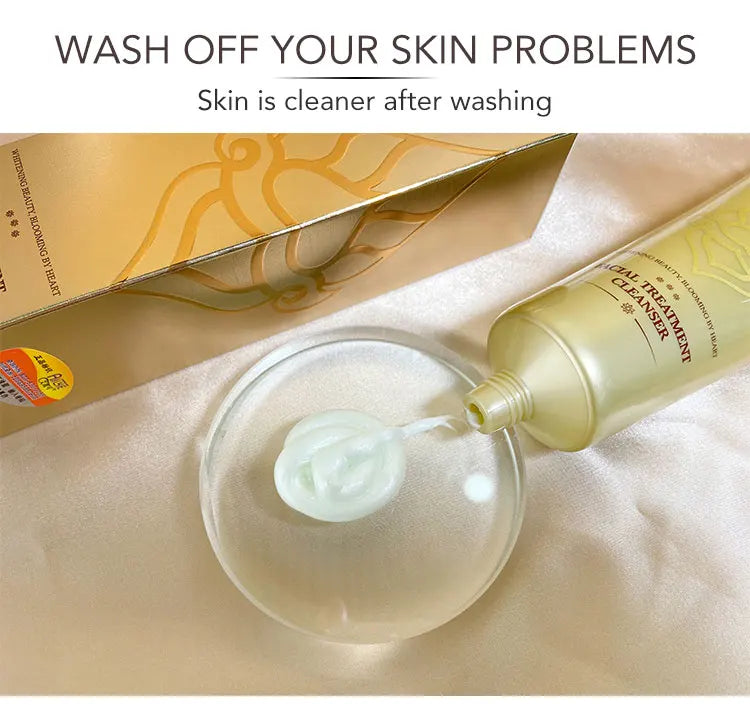 AILKE Whitening Remove Black Spots Facial Cleanser Refreshing Foaming Oil Control Non-irritating With Amino Acid Women Face Care