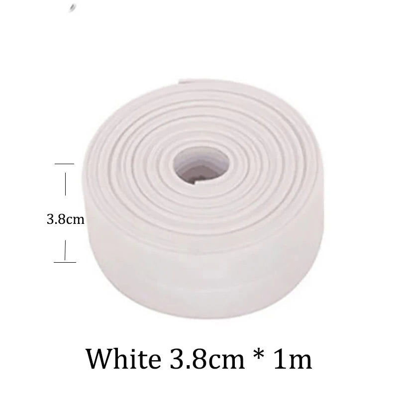 PVC material sink crack strip kitchen bathroom bathtub corner sealing tape waterproof and mildew proof adhesive sealing tape
