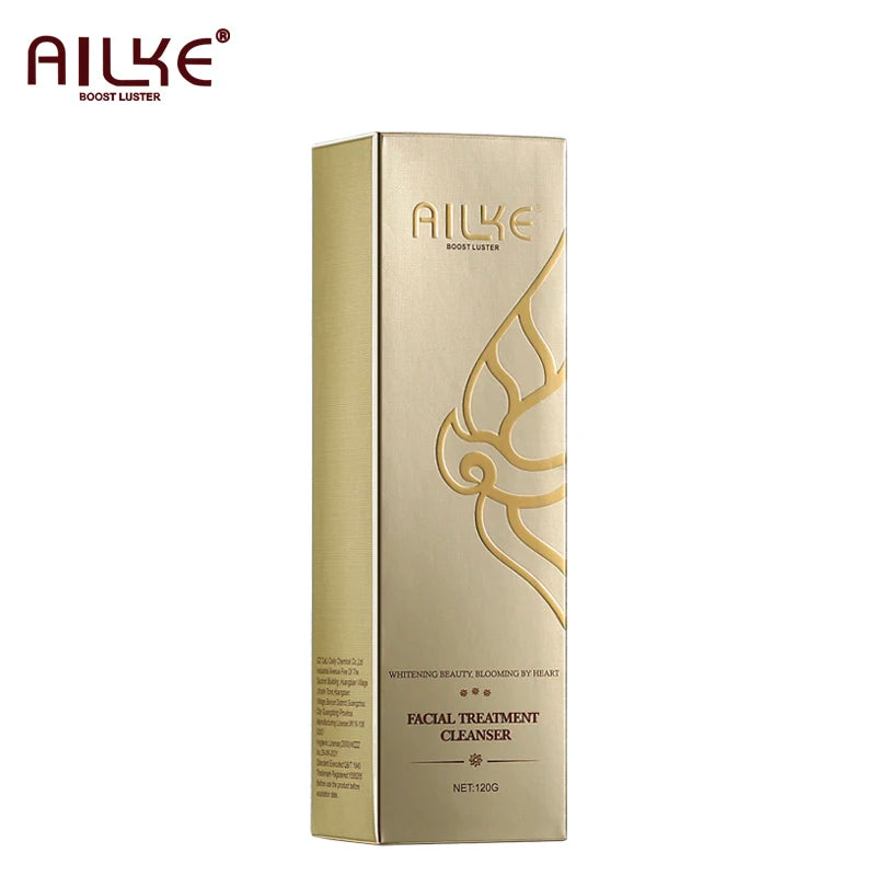 AILKE Whitening Remove Black Spots Facial Cleanser Refreshing Foaming Oil Control Non-irritating With Amino Acid Women Face Care