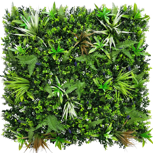 Artificial Boxwood Topiary Hedges Panels 40x40 Inch for Privacy Screen Sun Protected Green Wall Decor (3 Rolls)