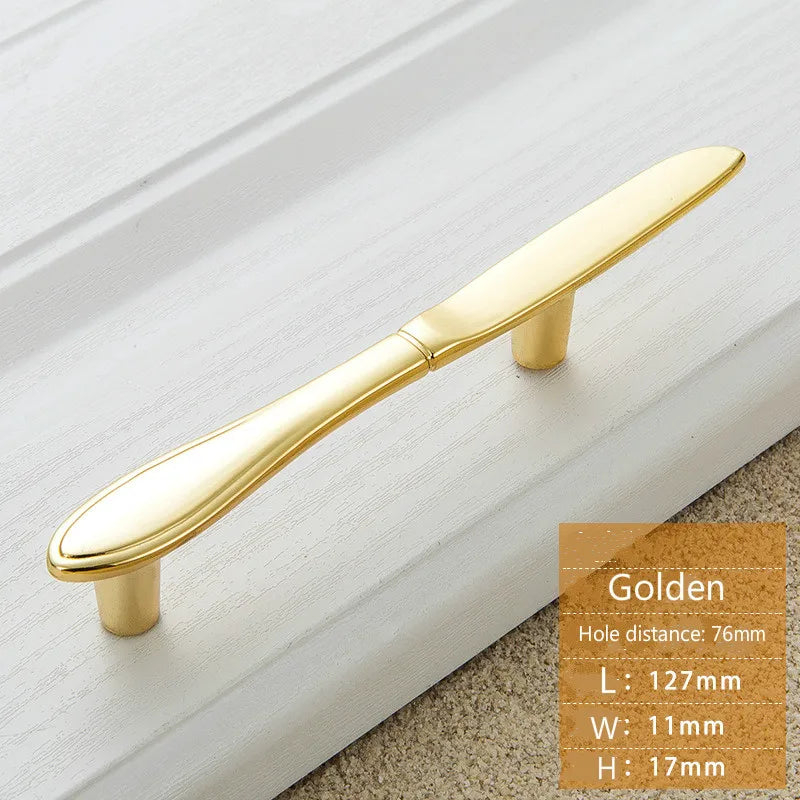 Creative Cutlery Furniture Cabinet Handle Knife And Fork Spoon Black Cupboard Kitchen Knobs Drawer Door Pull 76 Hole Distance