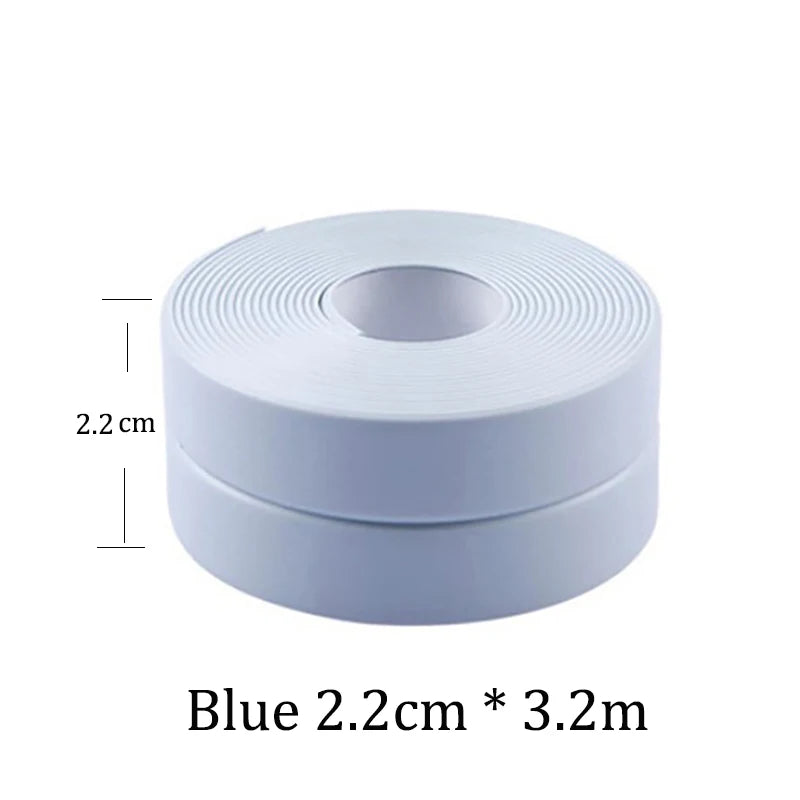 PVC material sink crack strip kitchen bathroom bathtub corner sealing tape waterproof and mildew proof adhesive sealing tape