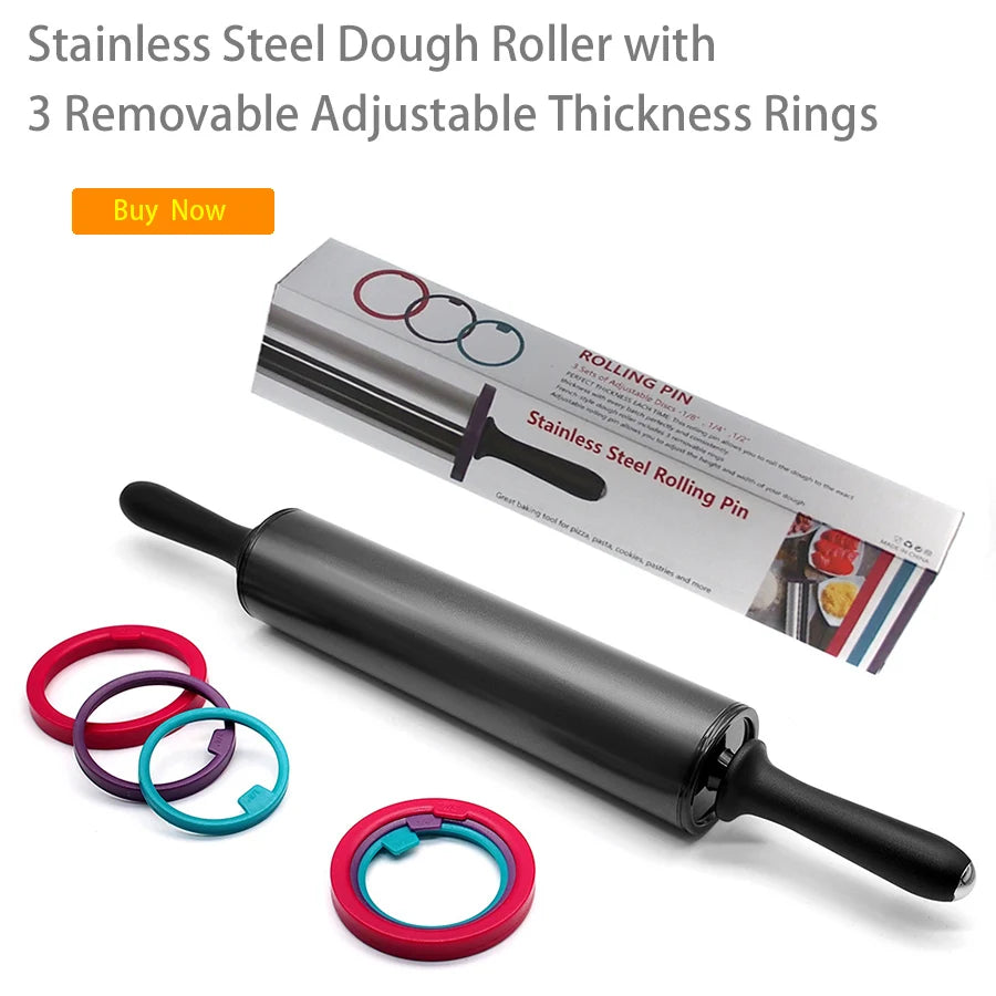 Leeseph Multi-purpose Stainless Steel Scraper & Chopper, Dough Scraper, Pizza Dough Cutter , kitchen tools