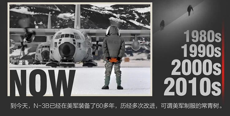 2025 Winter N3B puffer men long Куртка аляска coat military fur hood warm tactical bomber army korean thick parka