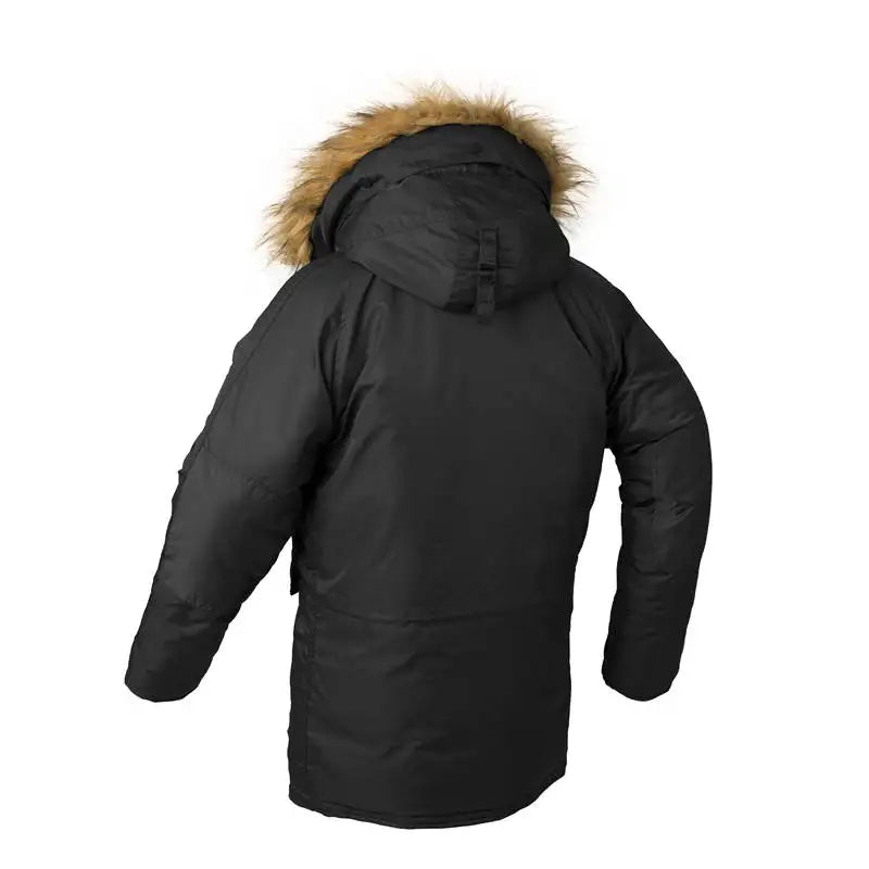 2025 Winter N3B puffer men long Куртка аляска coat military fur hood warm tactical bomber army korean thick parka