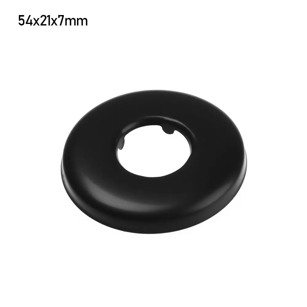 Black Stainless Steel Water Pipe Wall Covers Shower Chrome Finish Faucet Decorative Cover Kitchen Bathroom Accessories