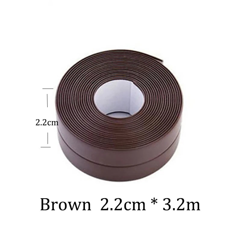 PVC material sink crack strip kitchen bathroom bathtub corner sealing tape waterproof and mildew proof adhesive sealing tape