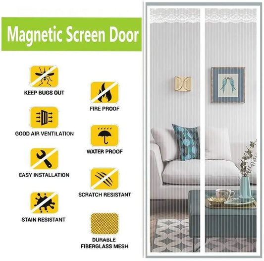 1 Set Summer Anti Mosquito Insect Fly Bug Curtains Net Automatic Closing Door Screen Kitchen Curtains ployester fiber Curtains