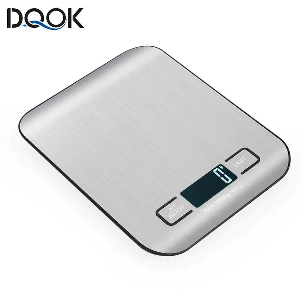 Kitchen Scale LCD Display Stainless Steel Electronic Scales Home Jewelry Food Snacks Weighing Baking Tools