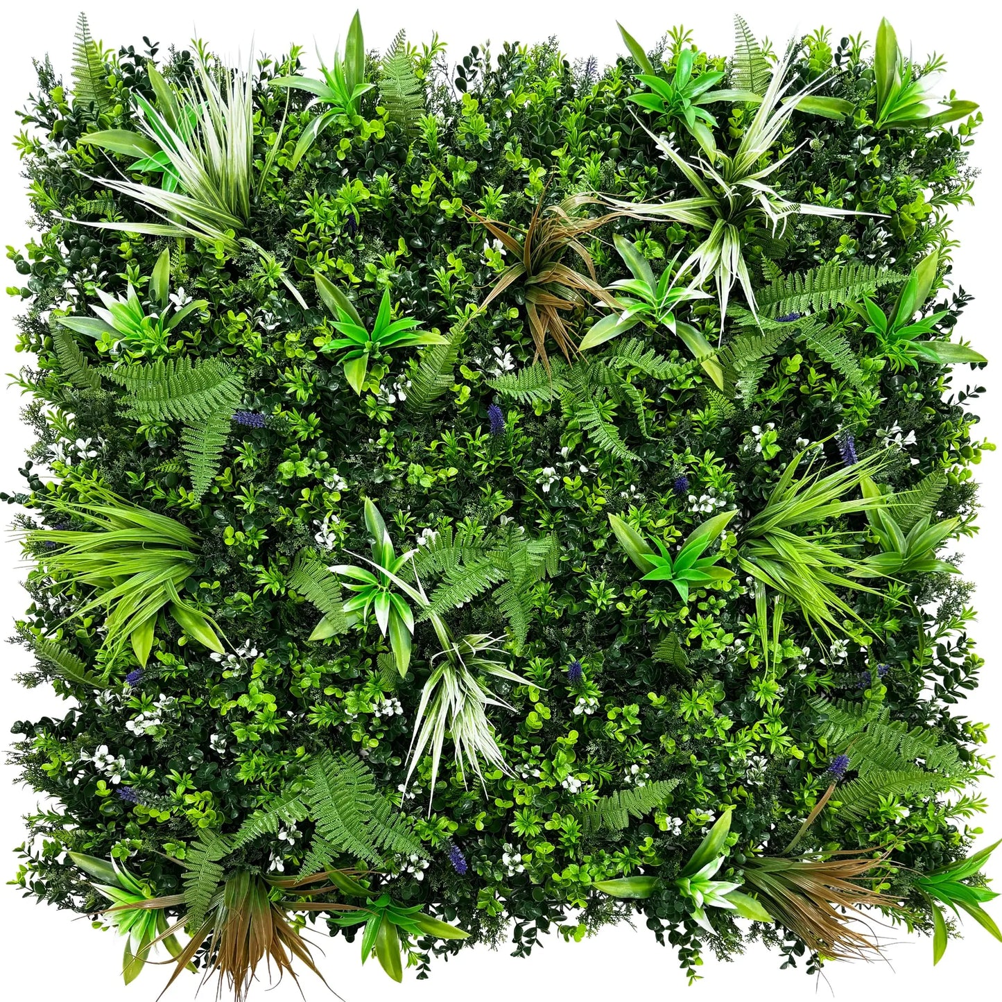 Artificial Boxwood Topiary Hedges Panels 40x40 Inch for Privacy Screen Sun Protected Green Wall Decor (3 Rolls)