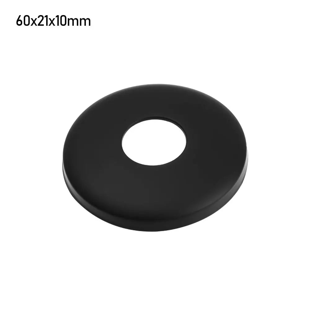 Black Stainless Steel Water Pipe Wall Covers Shower Chrome Finish Faucet Decorative Cover Kitchen Bathroom Accessories