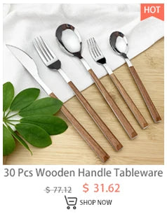 24Pcs/Set Stainless Steel Dinnerware Set Mix Gold Cutlery Set Dinner Knife Fork Coffee Spoon Tableware Kitchen Silverware Sets