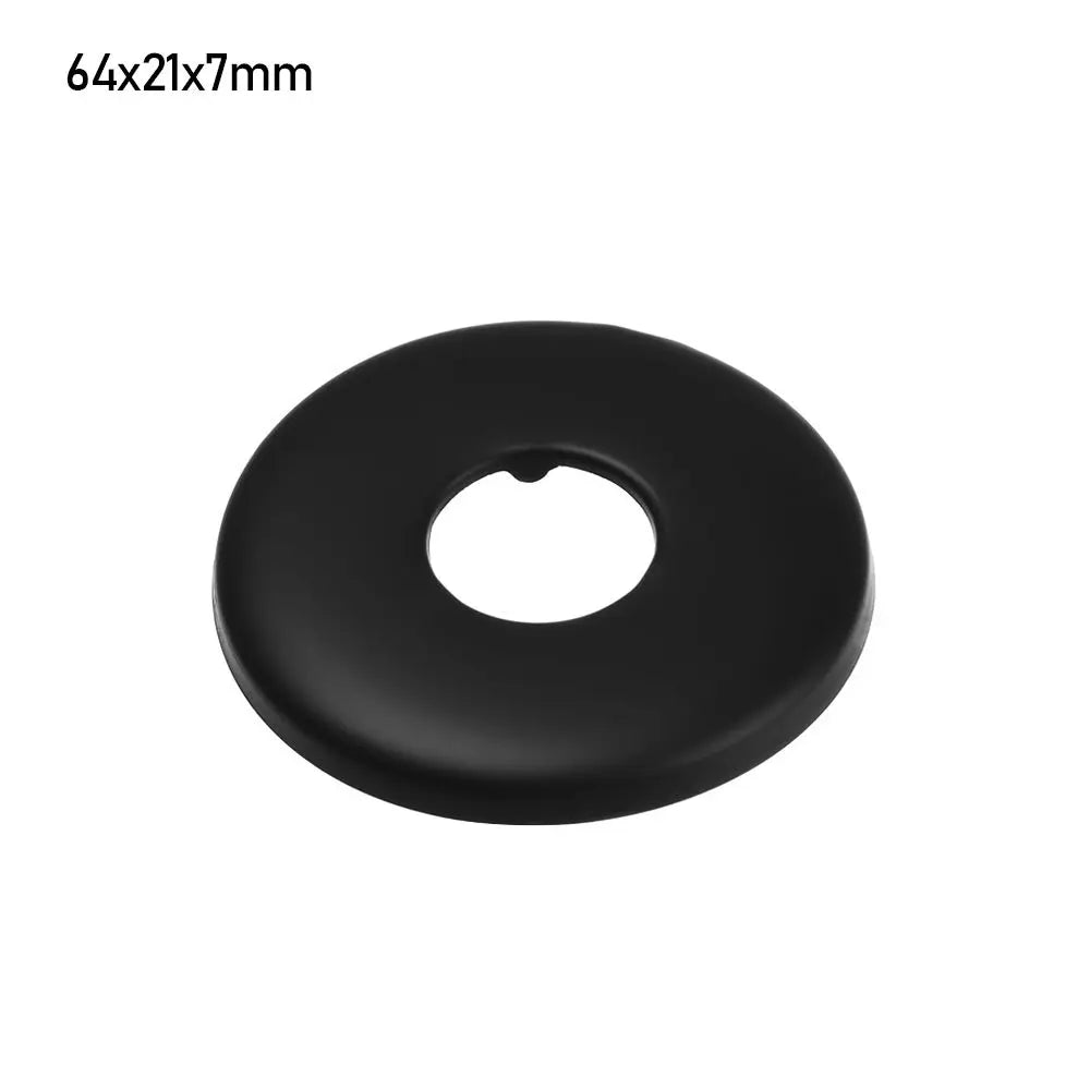 Black Stainless Steel Water Pipe Wall Covers Shower Chrome Finish Faucet Decorative Cover Kitchen Bathroom Accessories