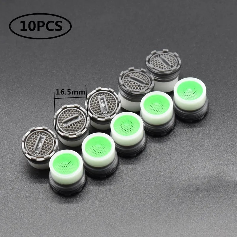 10 Pcs 16.5 MM Male Thread  Kitchen Faucet Aerator Female Thread Tap Device Diffuser Faucet Nozzle Filter Adapter Water Bubbler