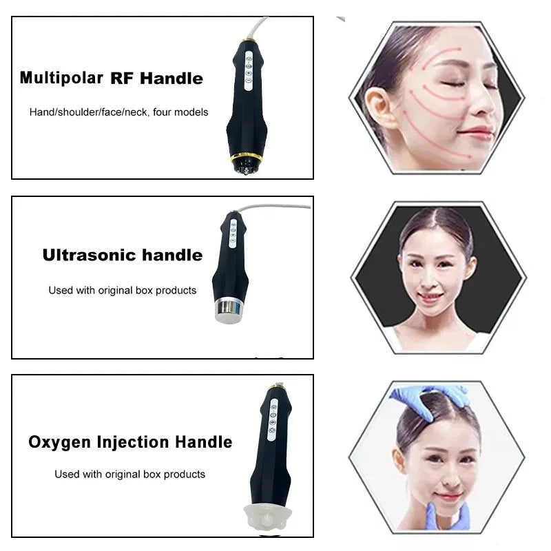 2024 Newest 3 In 1 Super CO2 Bubble Oxygenation Facial Skin Care Portable Oxygen Facial Care Machine
