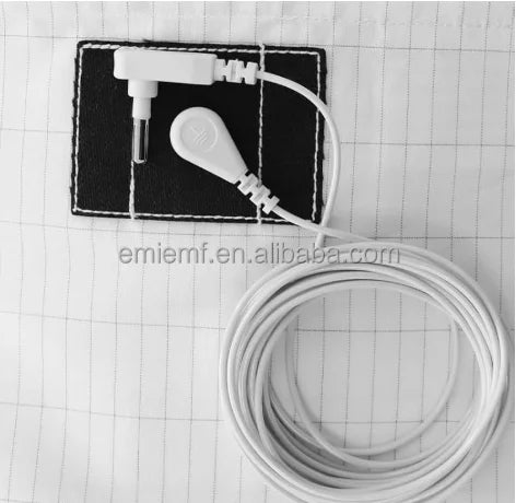 Grounding Fitted Sheet Queen Size Earth Grounding Sheets Conductive Grounded for Better Sleep