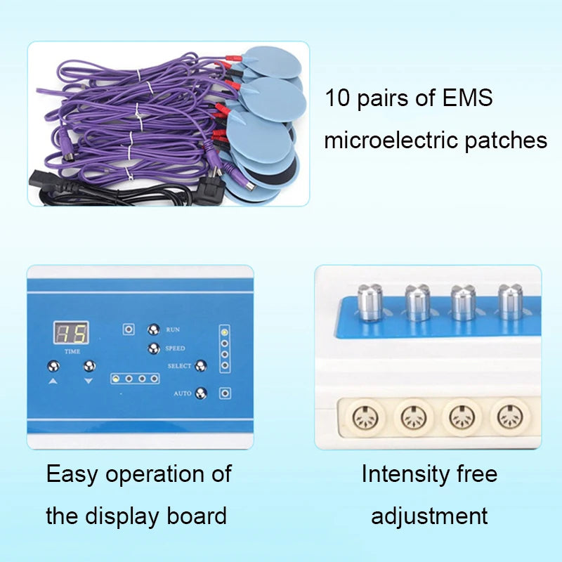 Micro Current Patch Beauty Instrument Meridian Dredging Health Instrument Back Dredging Body Massage Beauty Device New 2020