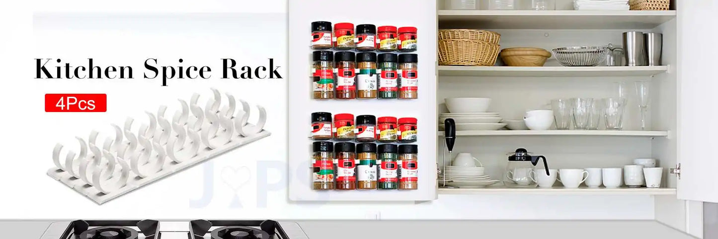 4/10/15/20pcs Spice Jars with Labels Plastic Transparent Spice Bottle Containers for Spice Pepper Salt Cocina Kitchen Spice Jar