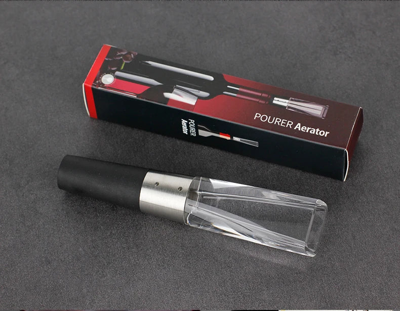 Mini Wine Aerator Pourer Bar Accessories 2 in 1 Quick Aerating Pouring Tool Pump Portable Red Wine Decanter Kitchen Gadgets