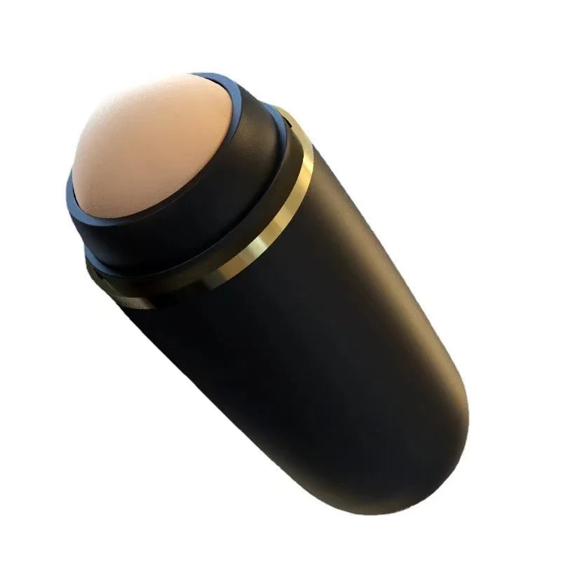 Natural Volcanic stone Oil Absorbing Roller Face Roller Cleaning Oil Removing Facial Massage Oil Control Skin Care Tool