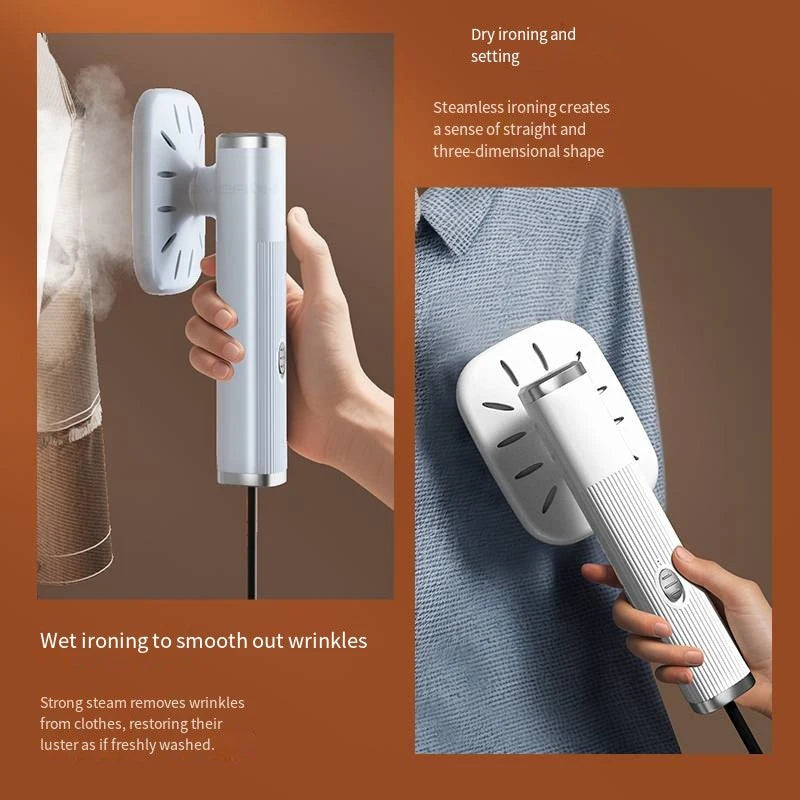 Handheld Iron Steamer 360° Ironing Small Garment Steamer USB Powered Electric Ironing Machine for Fabric Clothes Ironing