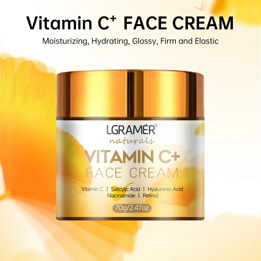 Retinol Face Cream Anti-wrinkle Anti-aging Moisturizing Hyaluronic Acid Vitamin C Facial Cream Skincare Face Whitening Creams