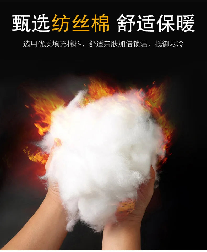 New Autumn Winter Jacket Men Cotton Padded Jacket Korean Fashion Streetwear Casual Jacket Men Stand Collar Coats Jackets 4XL 5XL